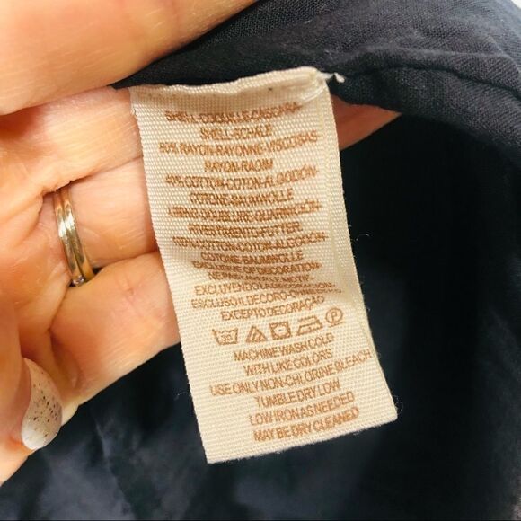 Free People Black Floral Embroidered Dress NWT! - Picture 7 of 15